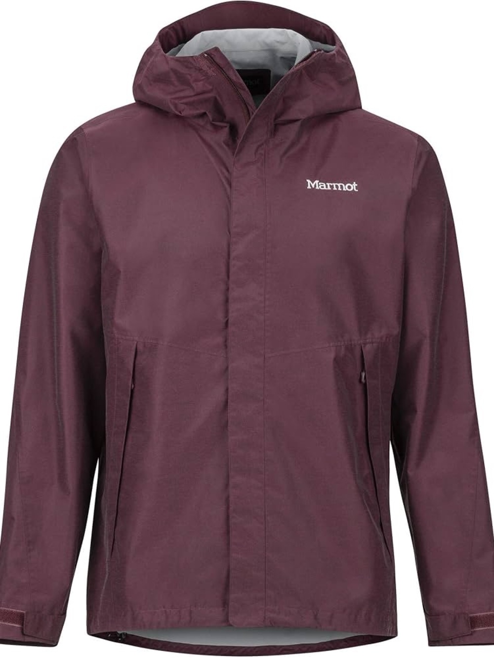 Marmot Men's Hooded Rain Jacket Burgundy #31510 Outdoor Adventure